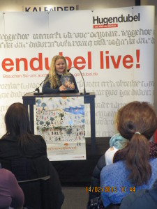 Lucie Klingenberg beim Vorlesewettbewerb 2016